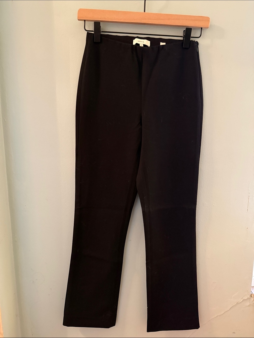 Vince Black Straight-Leg Women's Pants